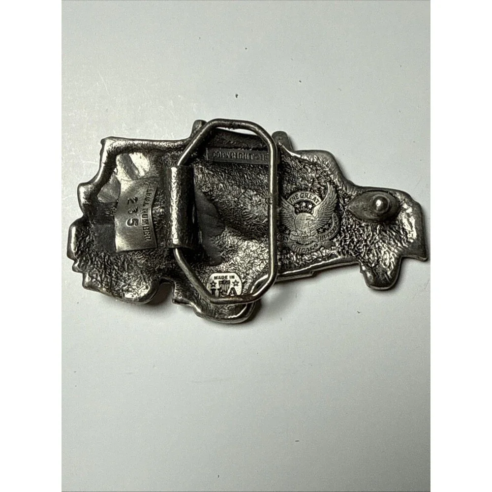 1980 American Buckle Co. Chicago Chevy Task Force/Holmes Twin Boom Wrecker Brass
